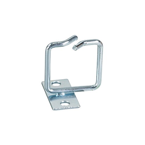 EFB I-CASE RING-SLIM44 Kabelführungsbügel 40x40mm mit versetzter Montageplatte, Silber von Techly