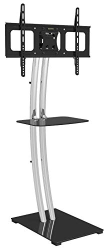 TECHLY 028856 Techly Floor stand for TV LCD/LED/Plasma 32-70 68kg VESA adjustable w/shelf von Techly