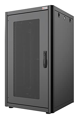 TECHLY PROFESSIONAL 364583 Rack 19" 600x600 26 Einheit Schwarz Easynet Serie Schwarz von Techly