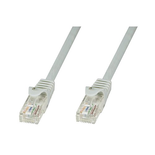 TECHLY Professional 024834 Netzwerkkabel Patchkabel CCA Cat.6 Grau UTP 20m Grau von Techly