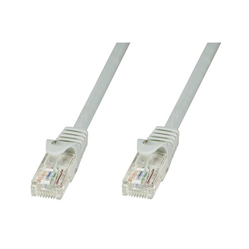 TECHLY Professional 029723 Netzwerkkabel Patchkabel aus Kupfer Cat.6 Grau UTP 5m Grau von Techly