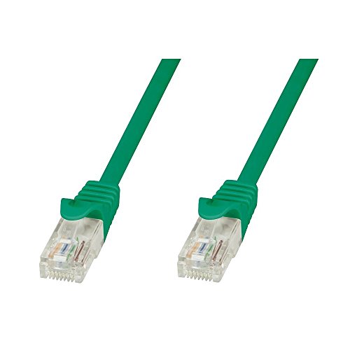 TECHLY Professional 029846 Netzwerkkabel Patchkabel aus Kupfer Cat.6 Grün UTP 10 m Grün von Techly