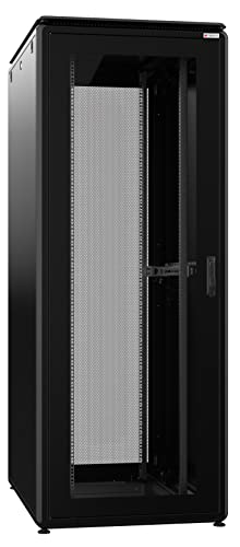 TECHLY Professional 364668 Server-Rack 19 Zoll 600 x 1000 32 Einheiten schwarz Serie Evolution schwarz von Techly
