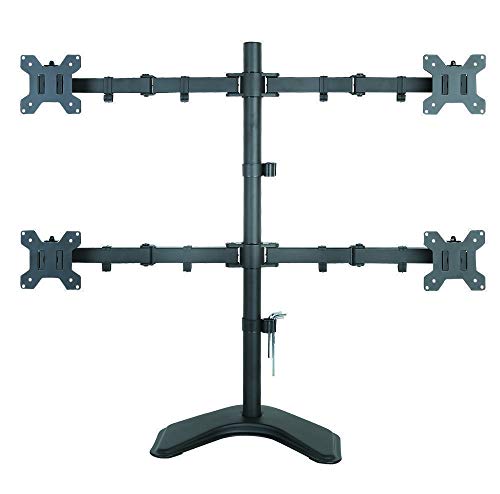 Techly ICA-LCD-2540 Schreibtischhalterung 4LCD TV LED 33.02 cm (13 Zoll)-68.58 cm (27 Zoll) Standfuß von Techly
