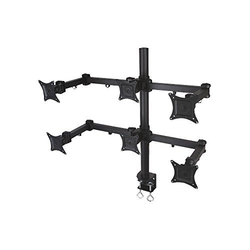 Techly ICA-LCD-482-S Schreibtischhalterung für 6LCD TV LED 33.02 cm (13 Zoll)-50.8 cm (20 Zoll) mit Klemme von Techly