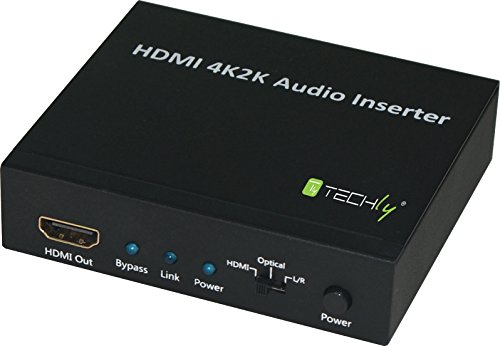 Techly IDATA-HDMI-AI4K HDMI/DVI 4K2K Audio Inserter 103687 Schwarz von Techly