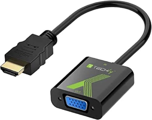 Techly IDATA-HDMI-VGA2 HDMI zu VGA Konverter Schwarz von Techly