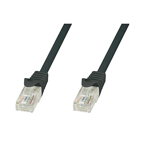 Techly-Kabel Netzwerkkabel Patch in CCA Cat.6 Schwarz UTP 1.5 M ICOC cca6u-015-bkt von Techly