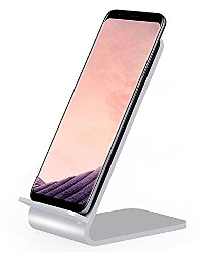 Techly – NP i-charge-wra10s – Ladegerät Wireless Fast Qi Stand senkrecht 10 W Aluminium-Legierung von Techly