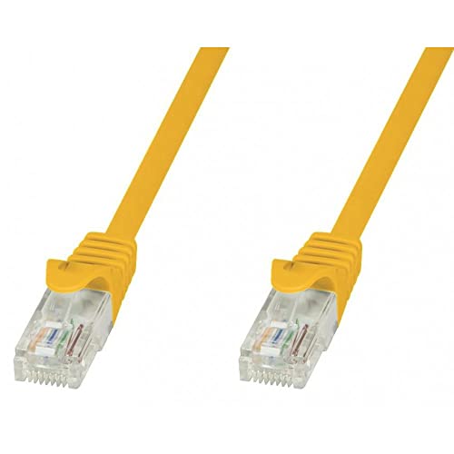 Techly Netzwerk Patch Cable in CCA Cat.5e UTP 20 m Yellow ICOC cca5u-200-yet – Networking Cables (RJ-45, RJ-45, Male/Male, Gold, 10/100/1000Base-T (X), CAT5e) von Techly