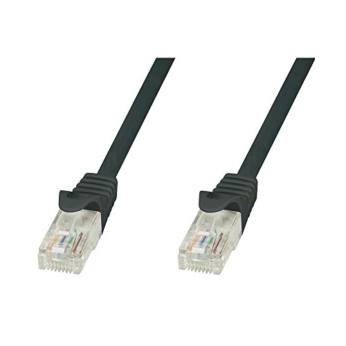 Techly Netzwerk Patch Cable in CCA UTP Black CAT.6 20 m ICOC cca6u-200-bkt – Networking Cables (RJ-45, RJ-45, Male/Male, Gold, 10/100/1000Base-T (X), CAT6) von Techly