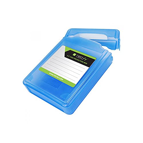 Techly icahd25l Gepäcktasche blau, transluzent Handy HDD/SSD von Techly