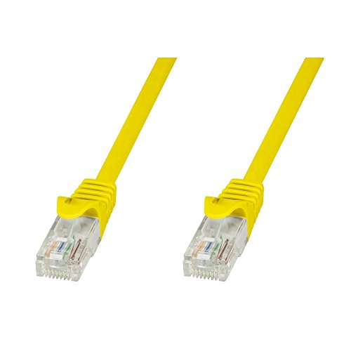 Techly icoc U6 – 6u-003-yet 0,3 m CAT6 U/UTP (UTP) gelb Netzwerk-Kabel – Kabel Netzwerk-(0,3 m, Cat6, U/UTP (UTP), RJ-45, RJ-45, gelb) von Techly
