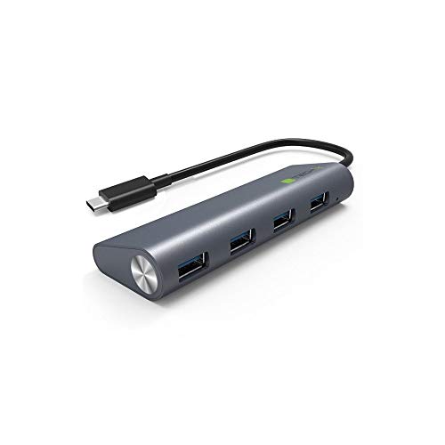 USB C 3.1 SuperSpeed 4 Port Typ A Hub von Techly