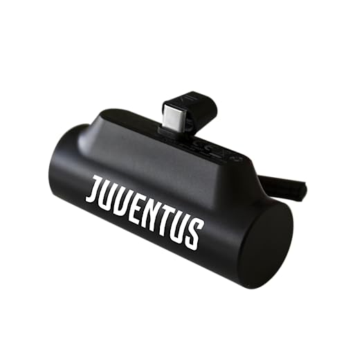 Juventus Power Bank 4500 mAh, kleines und kompaktes tragbares Ladegerät, Schnellladung, externer Akku, Powerbank für Geräte mit USB-C-Anschluss (Smartphones und Tablets), Samsung Huawei Vivo Xiaomi von Techmade