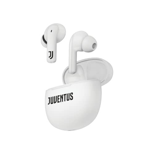 TECHMADE Juventus K201E Kabellose In-Ear-Ohrhörer mit Ladebox, Weiß/Schwarz von Techmade
