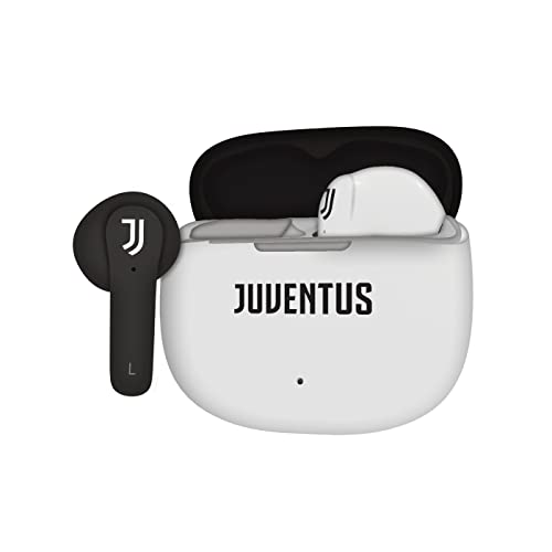 TECHMADE Juventus Kopfhörer in Ear, kabellos, mit Ladebox, Weiß/Schwarz von Techmade