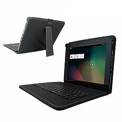 Techmade, Tablet-Schutzhülle für 9,7-Zoll-Tablet mit QWERTY-Tastatur, schwarz Techmade, Tablet-Schutzhülle für 9,7-Zoll-Tablet mit QWERTY-Tastatur, schwarz von Techmade