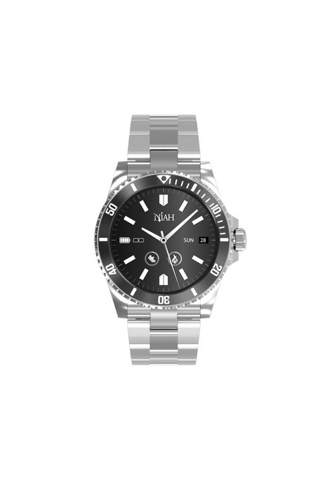 Techmade Herren-Smartwatch Neptun Smartwatch (TechS) Set von Techmade