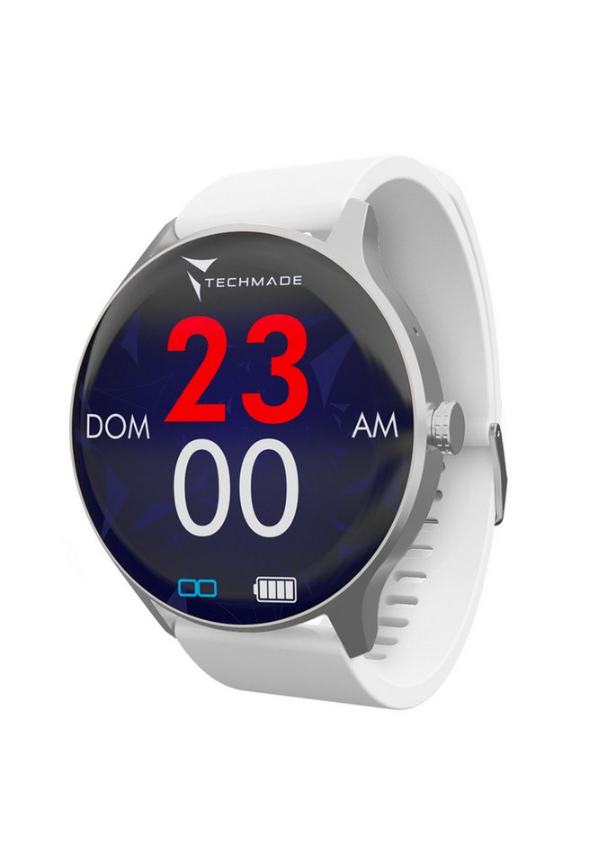 Techmade Smart Watch Dynamic White Smartwatch von Techmade