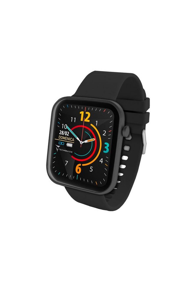 Techmade Smart Watch Hava Black Smartwatch von Techmade