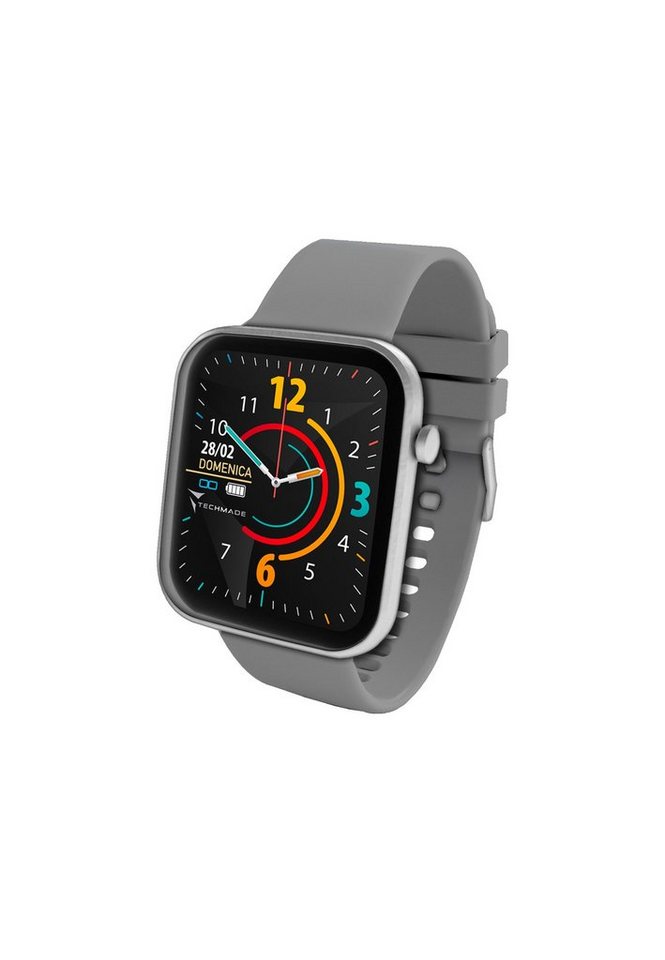 Techmade Smart Watch Hava Grey Smartwatch von Techmade