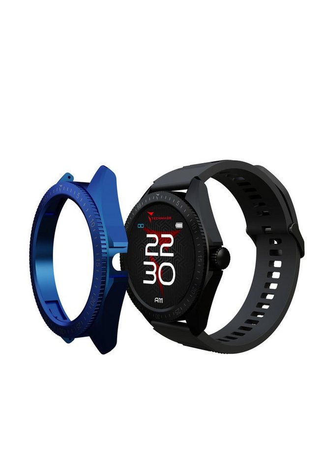 Techmade SmartWatch ROCKS BLUE Smartwatch von Techmade