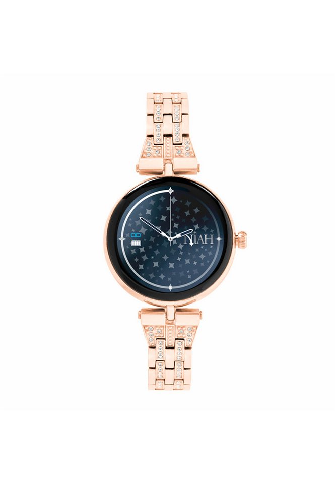 Techmade Smartwatch Lyra Medium Mesh Gold Rose Smartwatch (TechS) Set Techmade Smartwatch Lyra Medium Mesh Gold Rose Smartwatch (TechS) Set von Techmade