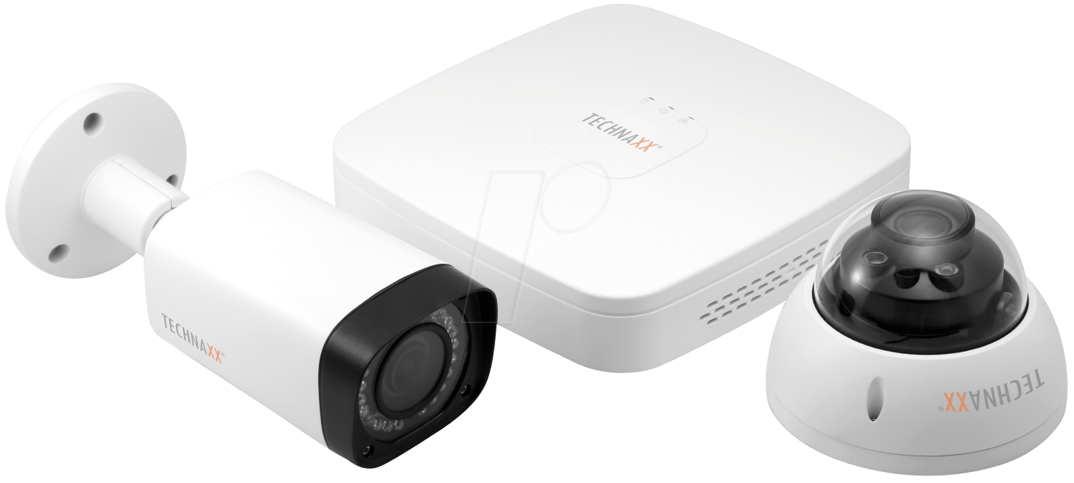 TECHNAXX 4564 - Netzwerk-Videorekorder, Set inkl. 2 Kameras von Technaxx