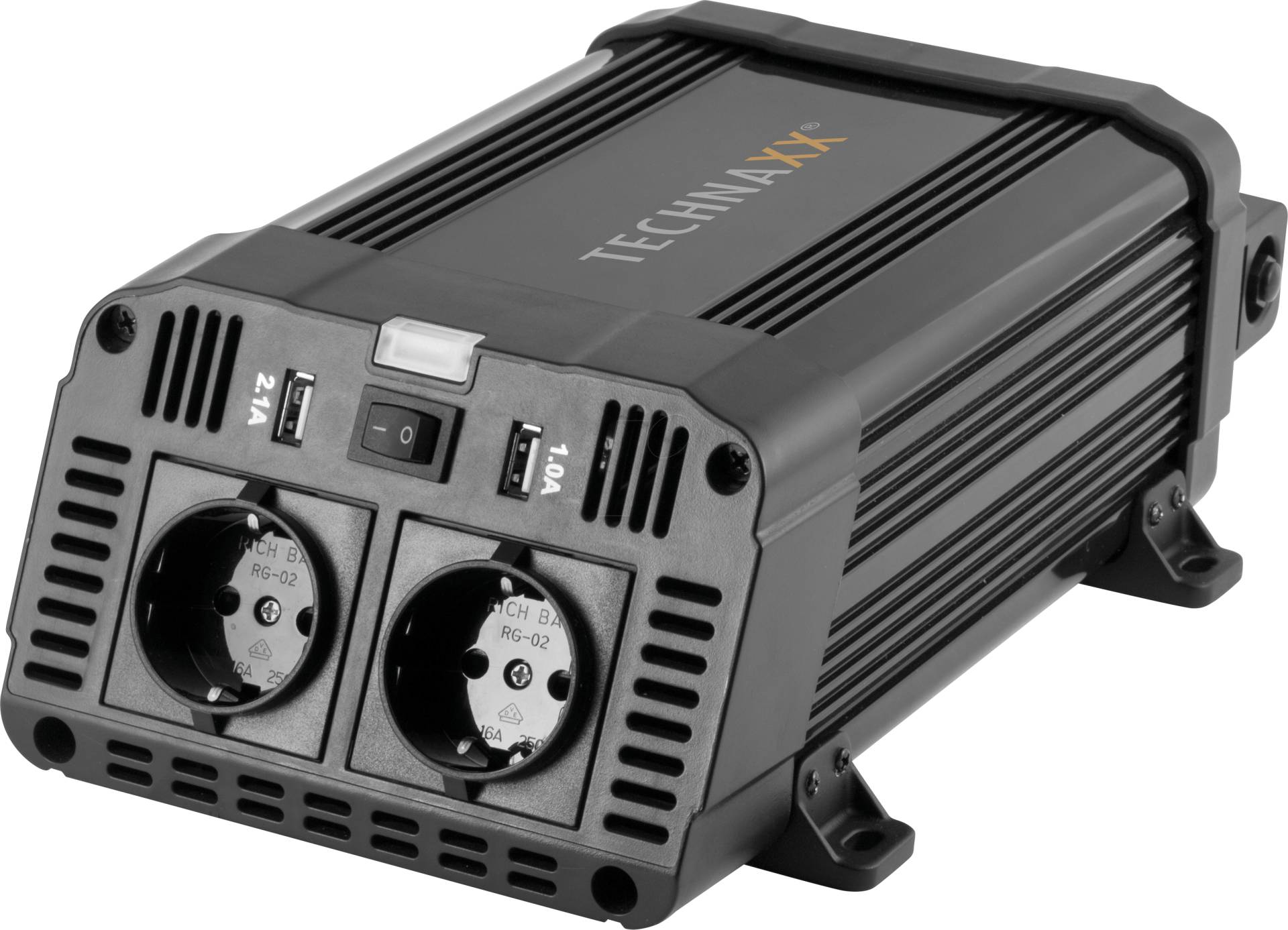TECHNAXX TE16 - Wechselrichter, modifizierte Sinuswelle, 1200 W, Schutzkontakt von Technaxx