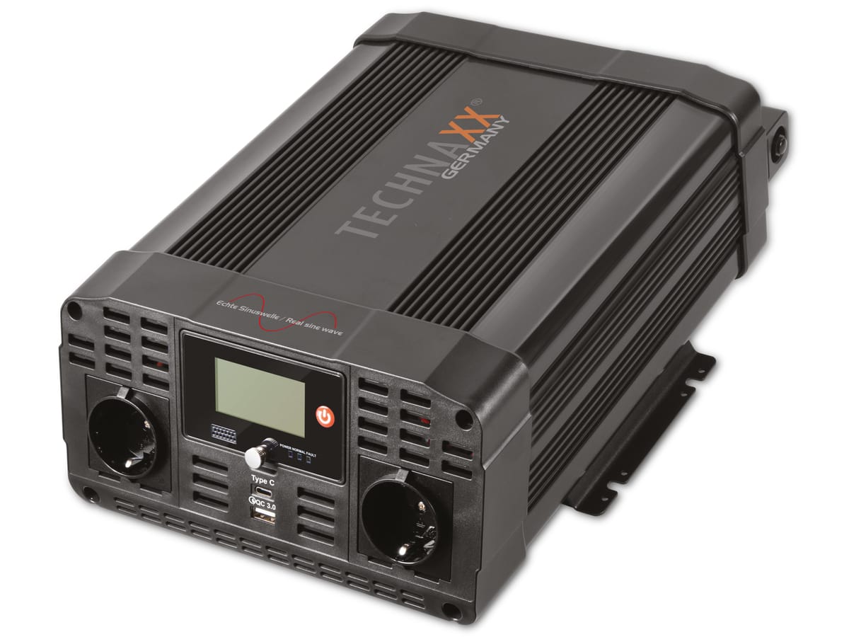 TECHNAXX Wechselrichter TE22 Sinus, 2000 W TECHNAXX Wechselrichter TE22 Sinus, 2000 W von Technaxx