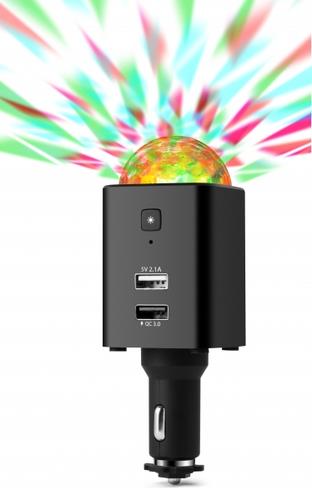 Technaxx Disco Mobile-Auto Charger TX-159 Belastbarkeit Strom max.=2.1 A (4908) von Technaxx