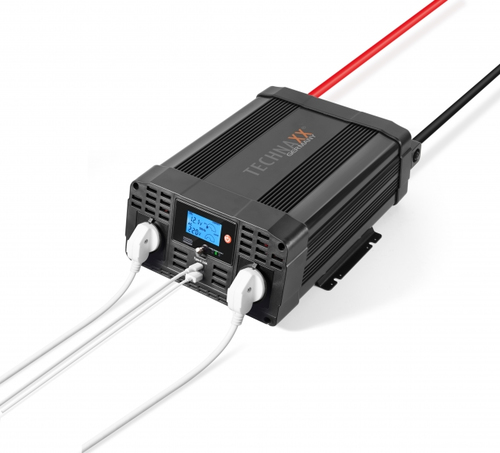 Technaxx TE20 Netzteil & Spannungsumwandler Auto 2000 W Schwarz (4856) von Technaxx