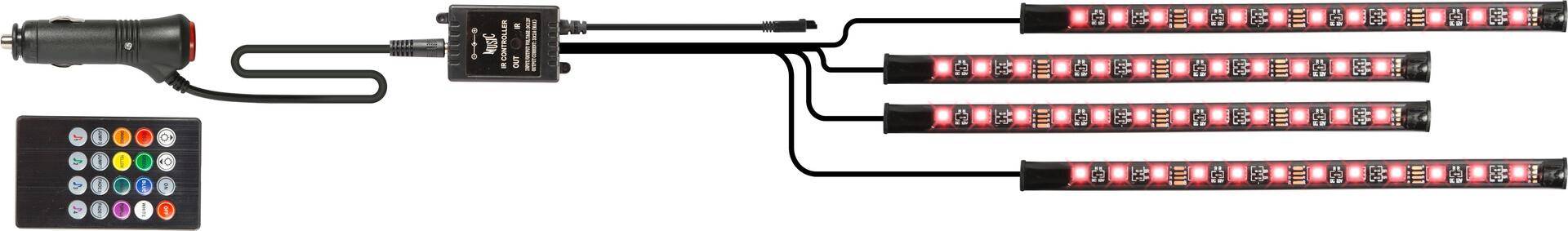 Technaxx TX-140 - Indoor - Umgebung - Schwarz - Weiß - 48 Glühbirne(n) - 1,4 m - Gleichstrom (4858) von Technaxx