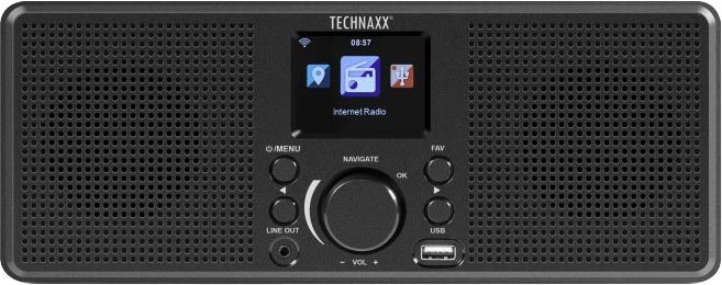 Technaxx TX-153 Internet-Radio (Internetradio, 4 W) von Technaxx