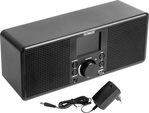 Technaxx TX-153 Internet Tischradio Internet USB, WLAN, Internetradio Schwarz von Technaxx