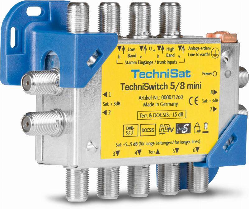 TechniSat TECHNISWITCH 5/8 0000/3260 mini Multischalter TechniSat TECHNISWITCH 5/8 0000/3260 mini Multischalter von TechniSat Digital GmbH