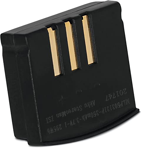 TechniSat Akku STEREOMAN ISI 2 - Stereoman Kopfhörer Akku kompatibel zu STEREOMAN ISI 2 (Hi-Polymer Wechselakku, Batterie, 3.7 Volt, Akkuaufladezeit 3 h, ca. 14 Stunden Akkulaufzeit) schwarz von TechniSat