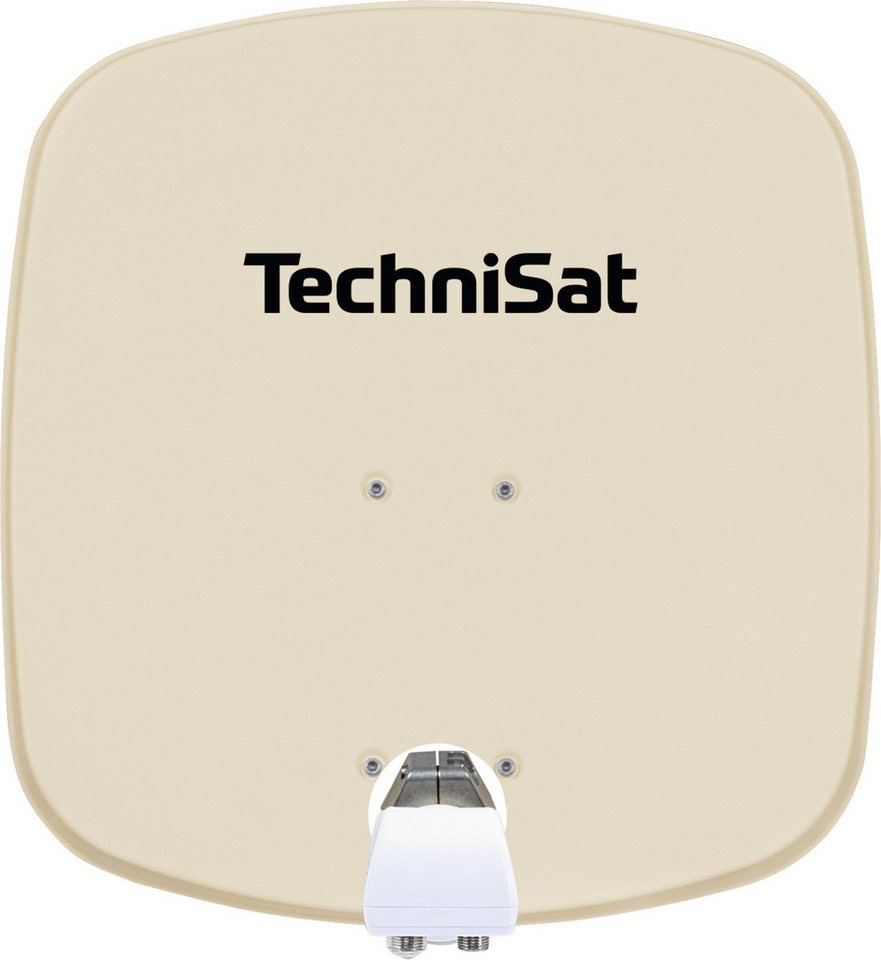 TechniSat DIGIDISH 45 mit Universal-Twin-LNB Sat-Spiegel (45 cm, Aluminium, 1 Orbitposition) von TechniSat