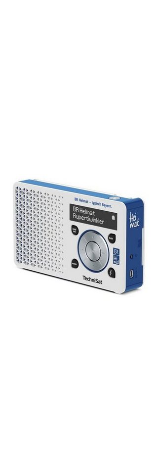 TechniSat DIGITRADIO 1 BR Heimat Edition Digitalradio (DAB) (Digitalradio (DAB), tragbar, BR Heimat Direktwahltaste, 1,00 W, Radio Data System, Uhrzeit) von TechniSat