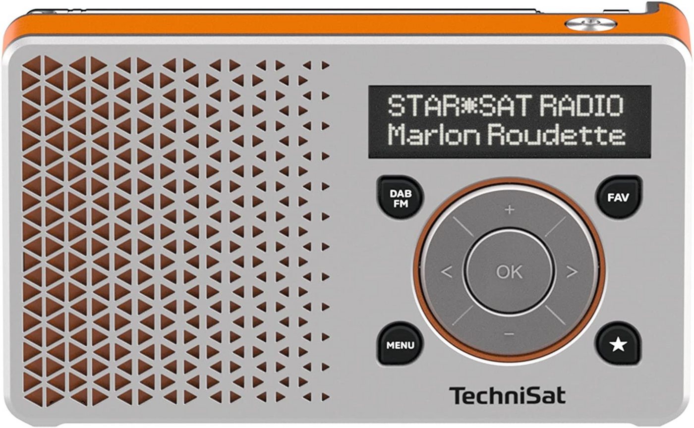 TechniSat DIGITRADIO 1 Silber Orange Küchen-Radio von TechniSat