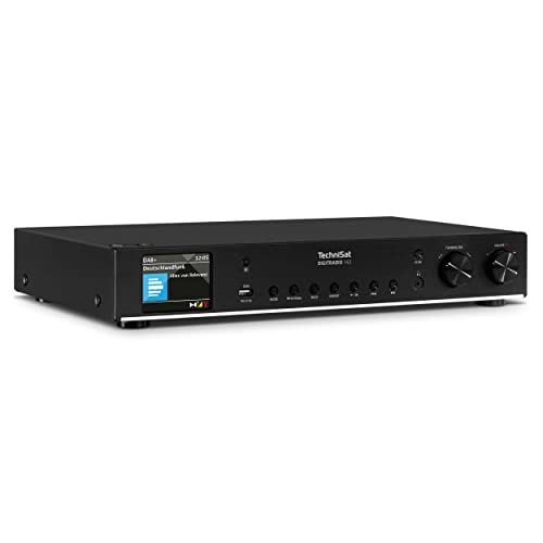 TechniSat DIGITRADIO 143 (V3) – HiFi-Tuner Internetradio (DAB+ Digital-Radio, Bluetooth-Audio-Streaming, Spotify Connect, Wurfantenne, Fernbedienung, Breite 43,5 cm) schwarz von TechniSat