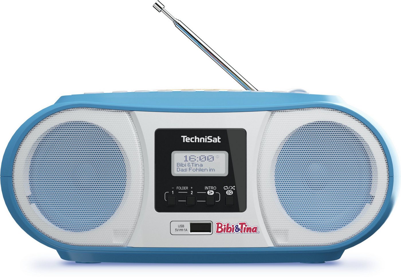 TechniSat DIGITRADIO 1990 Bibi & Tina Edition Digitalradio (DAB) (Digitalradio (DAB), FM-Tuner mit RDS, 3 W, CD-Player, Bluetooth) von TechniSat