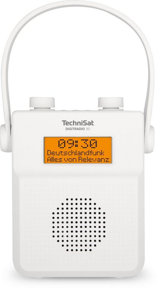 TechniSat DIGITRADIO 30 Duschradio Digitalradio (DAB) (Digitalradio (DAB), UKW-Radio mit RDS, 2,00 W, wasserdicht, tragbar, Bluetooth-Audiostreaming) von TechniSat