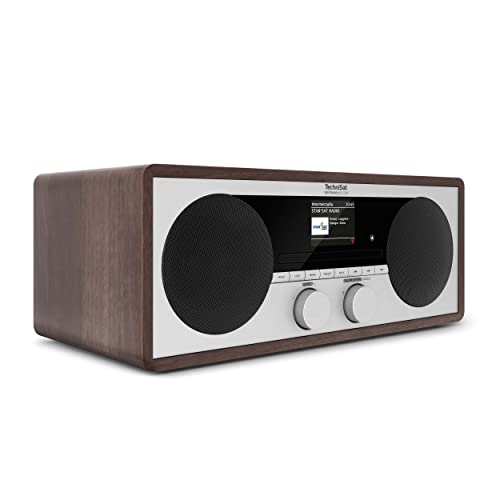 TechniSat DIGITRADIO 451 CD IR - Digital-, Internetradio mit CD-Player (DAB+, UKW, Stereo, AUXin, Bluetooth-Audiostreaming, Spotify, USB mit Ladefunktion und MP3 Wiedergabe, WLAN, 2 x 15 Watt) holz von TechniSat