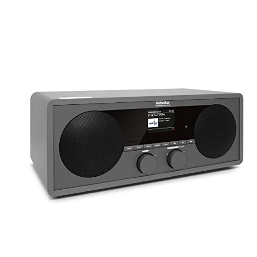 TechniSat DIGITRADIO 451 CD IR - Internetradio mit CD-Player (DAB+, UKW, Stereo, AUXin, Bluetooth-Audiostreaming, Spotify, USB, Ladefunktion, MP3 Wiedergabe, WLAN, 2 x 15 Watt) anthrazit von TechniSat