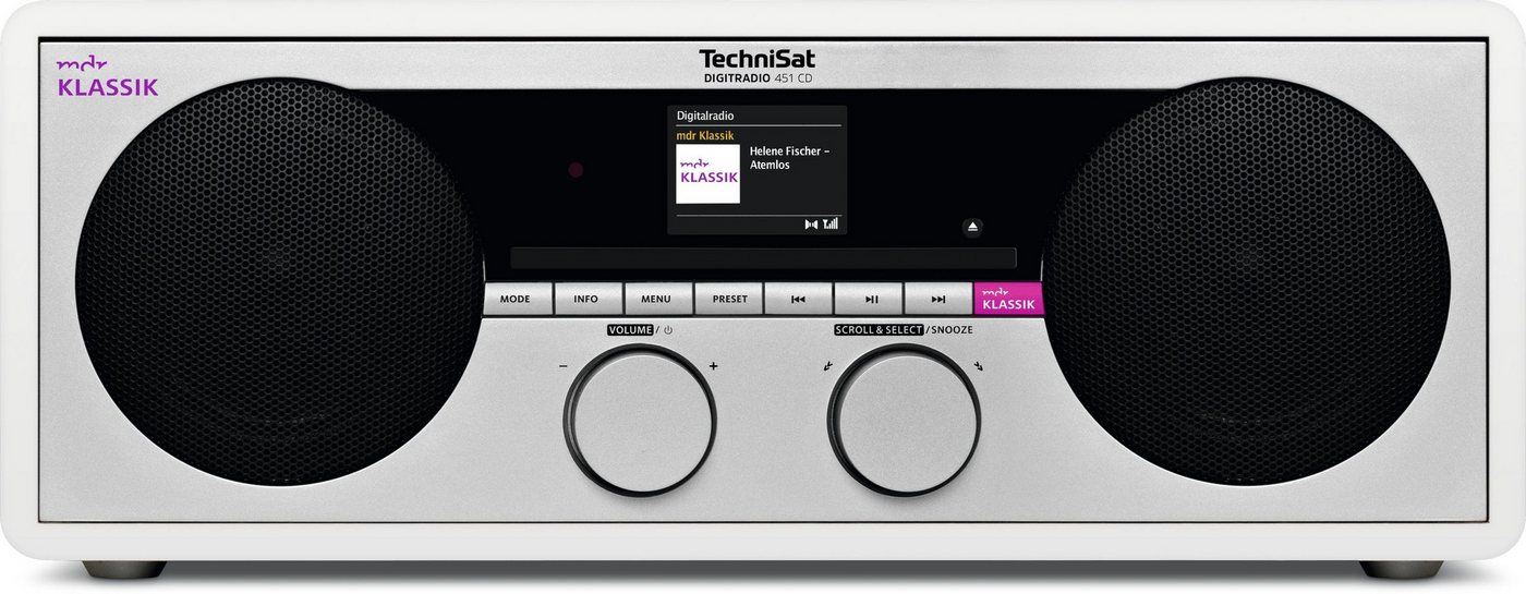 TechniSat DIGITRADIO 451 CD mdr Klassik Edition Digitalradio (DAB) (Digitalradio (DAB), FM-Tuner mit RDS, 20 W, CD-Player) von TechniSat