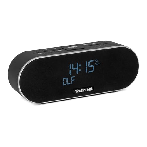 TechniSat DIGITRADIO 53 BT – Premium Wecker - Bluetooth Lautsprecher mit DAB+ Radio (DAB, UKW, FM, Sleeptimer, Snooze, Lichtsensor, 20 Watt) von TechniSat