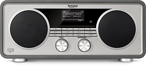 TechniSat DIGITRADIO 600 – Stereo Internetradio (DAB+, UKW, 70 Watt 2.1 System mit Subwoofer, Fernbedienung, CD-Player, USB, Bluetooth, AUX, WLAN, LAN, Radiowecker, Spotify Connect) anthrazit von TechniSat