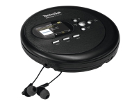 TechniSat DIGITRADIO CD 2GO BT, 140 g, Schwarz, Tragbarer CD-Player von TechniSat